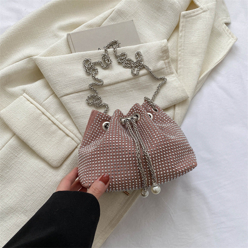 Wholesale Fashion Trend Bright Diamond Chain Shoulder Bags